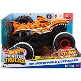 Hot Wheels Monster Trucks HGV87 legetøjsbil, RC Monster lasbil, 4 År, AA, Plast, Sort, Orange