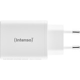 Intenso Power Adapter W65ACC GaN, Oplader Hvid