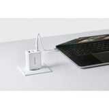 Intenso Power Adapter W65ACC GaN, Oplader Hvid
