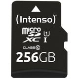 Intenso microSD 256GB UHS-I Perf CL10| Performance Klasse 10, Hukommelseskort Sort, 256 GB, MicroSD, Klasse 10, UHS-I, 90 MB/s, Class 1 (U1)