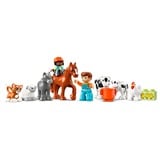 LEGO DUPLO Pasning af bondegårdens dyr, Bygge legetøj Byggesæt, 2 År, Plast, 74 stk, 1,2 kg