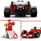 LEGO Ikoner Ferrari F2004 og Michael Schumacher, Bygge legetøj Detail