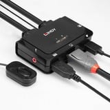 Lindy 42344, KVM-switchen Sort