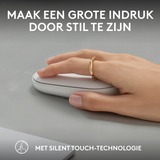 Logitech Pebble Mouse 2 M350s, Mus Hvid