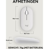 Logitech Pebble Mouse 2 M350s, Mus Hvid