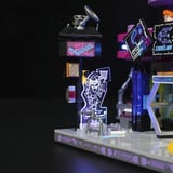 Lumibricks Cyberpunk Neoncity Cyber Couture Galleria, Bygge legetøj 
