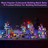 Lumibricks Cyberpunk Neoncity Cyber Couture Galleria, Bygge legetøj 
