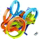 Mattel 4-Loop Crash-Out Track Set, Racerbane Køretøjs- og skinnesæt, 5 År, D, Plast, Flerfarvet