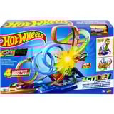 Mattel 4-Loop Crash-Out Track Set, Racerbane Køretøjs- og skinnesæt, 5 År, D, Plast, Flerfarvet