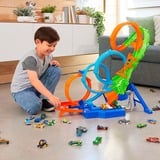 Mattel Action 4-Loop Crash-Out Track Set, Racerbane Køretøjs- og skinnesæt, 5 År, D, Plast, Flerfarvet