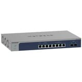 Netgear MS510TXM netværksswitch Administreret L2/L3/L4 10G Ethernet (100/1000/10000) Grå, Blå grå, Administreret, L2/L3/L4, 10G Ethernet (100/1000/10000), Fuld duplex, Stativ-montering