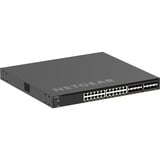 Netgear XSM4340V Administreret L3 10G Ethernet (100/1000/10000) Strøm over Ethernet (PoE) 1U Sort, Switch Administreret, L3, 10G Ethernet (100/1000/10000), Strøm over Ethernet (PoE), Stativ-montering, 1U