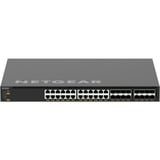 Netgear XSM4340V Administreret L3 10G Ethernet (100/1000/10000) Strøm over Ethernet (PoE) 1U Sort, Switch Administreret, L3, 10G Ethernet (100/1000/10000), Strøm over Ethernet (PoE), Stativ-montering, 1U