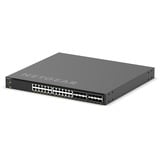 Netgear XSM4340V Administreret L3 10G Ethernet (100/1000/10000) Strøm over Ethernet (PoE) 1U Sort, Switch Administreret, L3, 10G Ethernet (100/1000/10000), Strøm over Ethernet (PoE), Stativ-montering, 1U