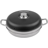 Petromax Bradepande rustfrit stål/Sort