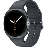 Samsung Galaxy Watch 8 3,3 cm (1.3") AMOLED 40 mm Digital 438 x 438 pixel Berøringsskærm Grafit Wi-Fi GPS (satellit), SmartWatch mørk grå, 3,3 cm (1.3"), AMOLED, Berøringsskærm, 32 GB, GPS (satellit), 30 g