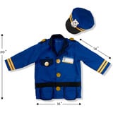 Spin Master MPP RLP PoliceOfficerCstmRlplySet GML Smart kostume Barn Unisex Uniform, Rollespil Smart kostume, Barn, Unisex, Uniform, Politi, Blå, Gul