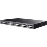 TP-Link Omada SG3452XP netværksswitch Administreret L2+ Gigabit Ethernet (10/100/1000) Strøm over Ethernet (PoE) 1U Sort Administreret, L2+, Gigabit Ethernet (10/100/1000), Strøm over Ethernet (PoE), Stativ-montering, 1U