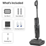 Tineco FLOOR ONE S7 Stretch, Våd / tør støvsuger Sort