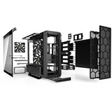 be quiet! Silent Base 802 Window Black Midi Tower Sort, Towerkabinet Sort, Midi Tower, PC, Sort, ATX, EATX, micro ATX, Mini-ITX, Acrylonitrilbutadienstyren, Stål, 18,5 cm