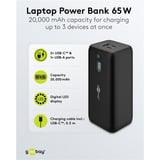 goobay Laptop-powerbank 20.000 mAh med Power Delivery, Power Bank Sort