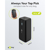 goobay Laptop-powerbank 20.000 mAh med Power Delivery, Power Bank Sort