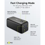 goobay Laptop-powerbank 20.000 mAh med Power Delivery, Power Bank Sort