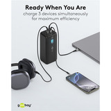 goobay Laptop-powerbank 20.000 mAh med Power Delivery, Power Bank Sort