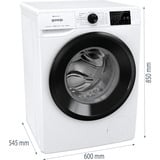 gorenje WPNEI84A1TS vaskemaskine Front-læsning 8 kg 1400 rpm Hvid Hvid/Sort, Front-læsning, 8 kg, B, 76 dB, 1400 rpm, A
