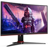 AOC G2 C24G2AE/BK computerskærm 59,9 cm (23.6") 1920 x 1080 pixel Fuld HD LED Sort, Rød, Gaming Skærm Sort/Rød, 59,9 cm (23.6"), 1920 x 1080 pixel, Fuld HD, LED, 1 ms, Sort, Rød