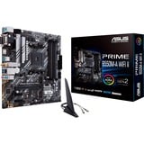 ASUS PRIME B550M-A WIFI II AMD B550 Stik AM4 micro ATX, Bundkort Sort/Sølv, AMD, Stik AM4, AMD Ryzen™ 3, AMD Ryzen™ 5, AMD Ryzen™ 7, 3rd Generation AMD Ryzen™ 9, AMD Ryzen 9 5th Gen, Stik AM4, DDR4-SDRAM, 128 GB