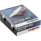 Ansmann 1900-0041, Batteri boks Sort/gennemsigtig