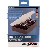 Ansmann 1900-0041, Batteri boks Sort/gennemsigtig