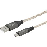 Ansmann USB-A til USB Type-C kabel Sort/gennemsigtig