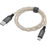 Ansmann USB-A til USB Type-C kabel Sort/gennemsigtig