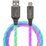 Ansmann USB-A til USB Type-C kabel Sort/gennemsigtig