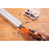 BLACK+DECKER Multifunktionsværktøj BCRT8IK-XJ, 7,2 volt, Multi-funktion værktøj Orange/Sort