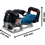 Bosch Vægfræser GNF20-40 i L-BOXX, Værktøj boxed