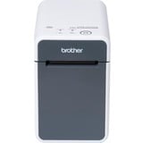 Brother TD-2125N etiketprinter Direkte termisk 203 x 203 dpi 152,4 mm/sek. Ledningsført Ethernet LAN Hvid/grå, Direkte termisk, 203 x 203 dpi, 152,4 mm/sek., Ledningsført, Sort, Hvid
