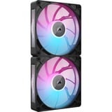 Corsair RX140 MAX RGB, Sag fan Sort