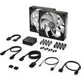 Corsair RX140 MAX RGB, Sag fan Sort