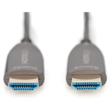 Digitus AK-340107-150-S, Kabel Sort