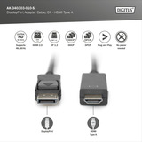 Digitus AK-340303-010-S, Adapter Sort