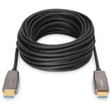 Digitus HDMI AOC hybrid glasfiberkabel, UHD 8K Sort
