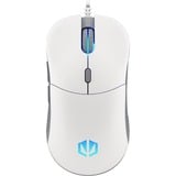 ENDORFY GEM Onyx White, Gaming mus Hvid/grå