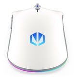 ENDORFY GEM Onyx White, Gaming mus Hvid/grå