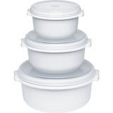 Emsa 459061200 enhed til madopbevaring Hvid 3 stk, Boks Hvid, Hvid, Tyskland, 190 mm, 200 mm, 250 mm, 370 g
