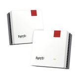 FRITZ! Set 1700 2-pak, Repeater Hvid/grå, Rød, Hvid, Intern, Mesh-system, System, Dual-band (2,4 GHz / 5 GHz), Wi-Fi 7 (802.11be)