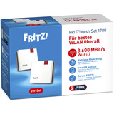 FRITZ! Set 1700 2-pak, Repeater Hvid/grå