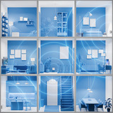 FRITZ! Set 1700 2-pak, Repeater Hvid/grå